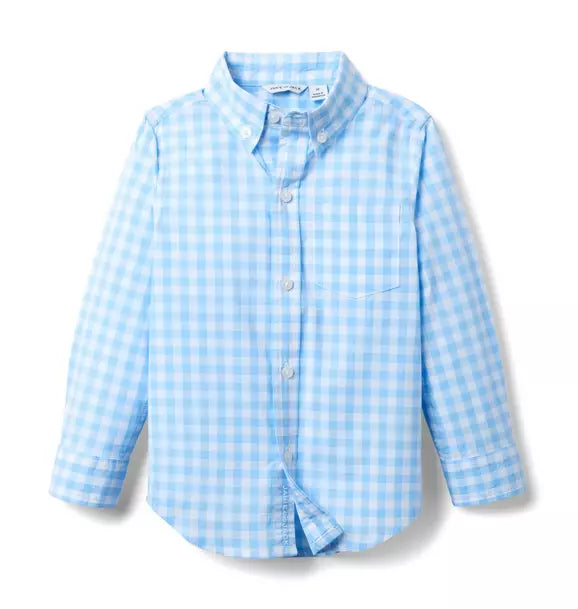 Gingham Popin Shirt