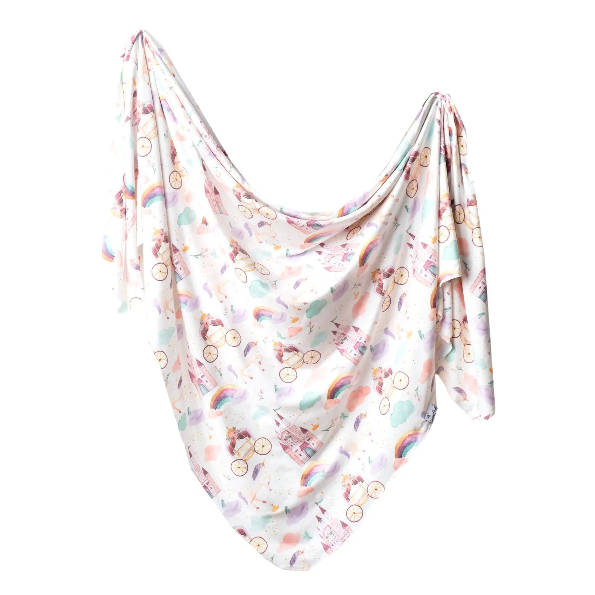 Copper Pearl Knit Swaddle Blanket
