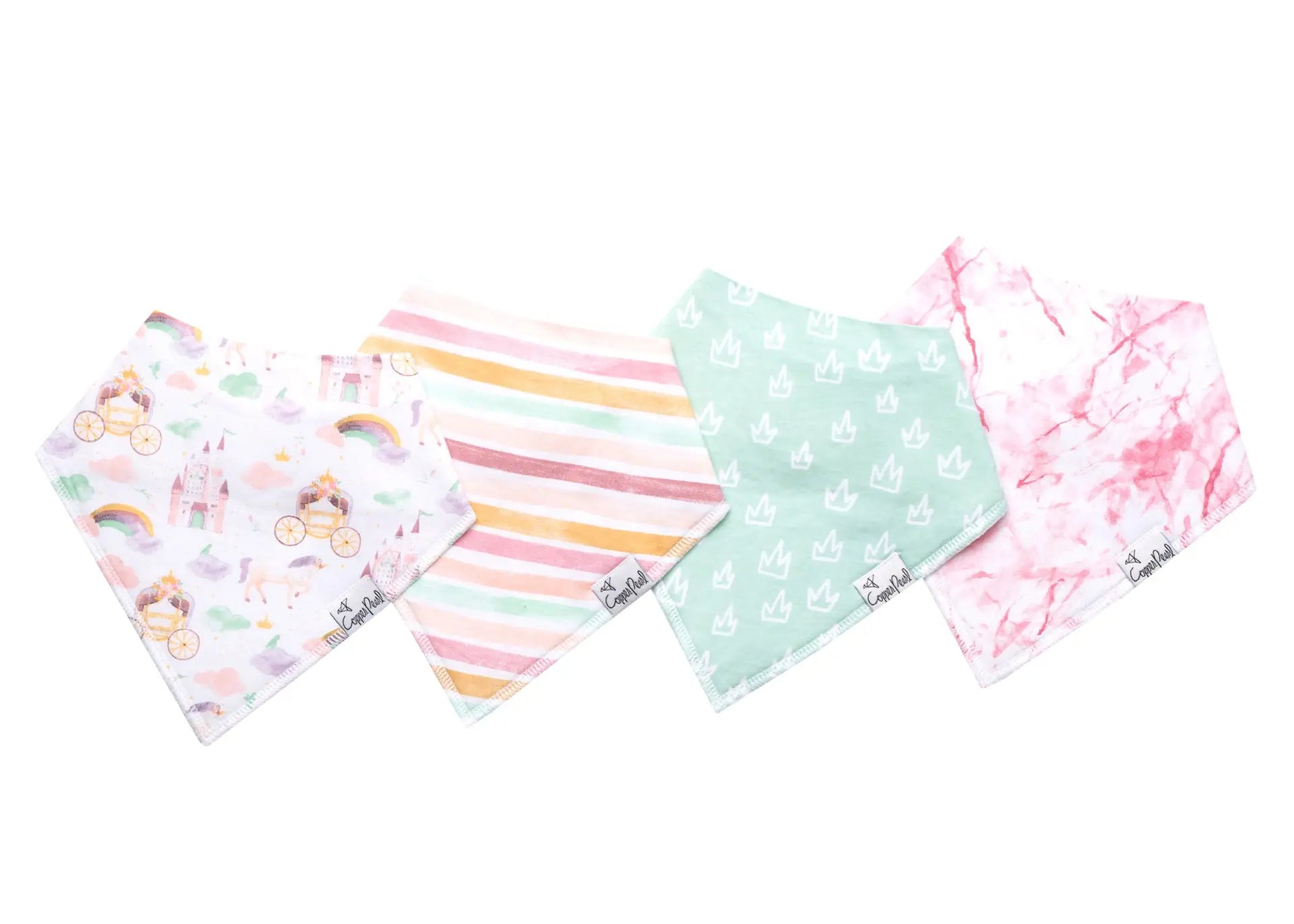 Copper Pearl Bandana Bib Set (4-pack)
