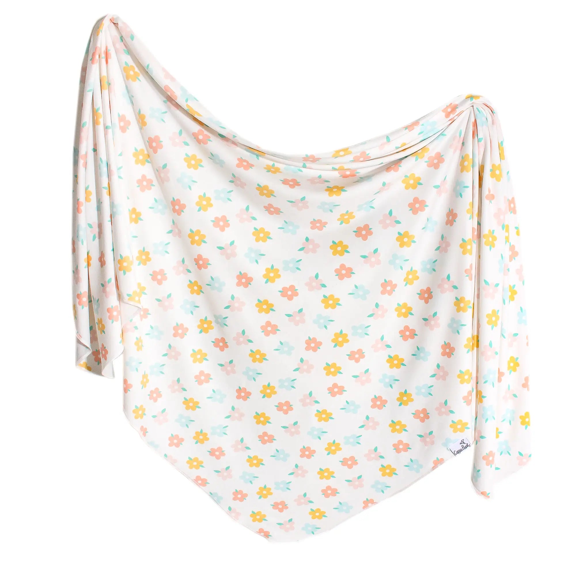 Copper Pearl Knit Swaddle Blanket