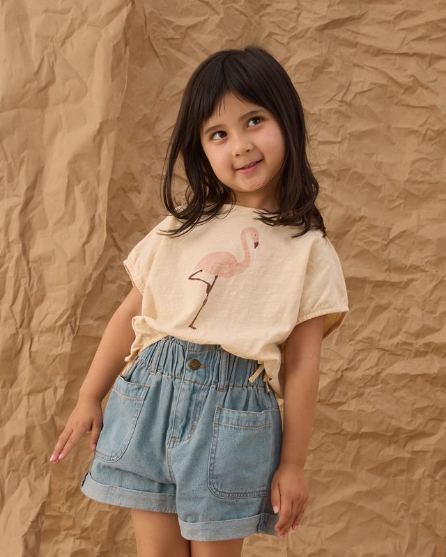 Alba Short Denim | Washed Blue