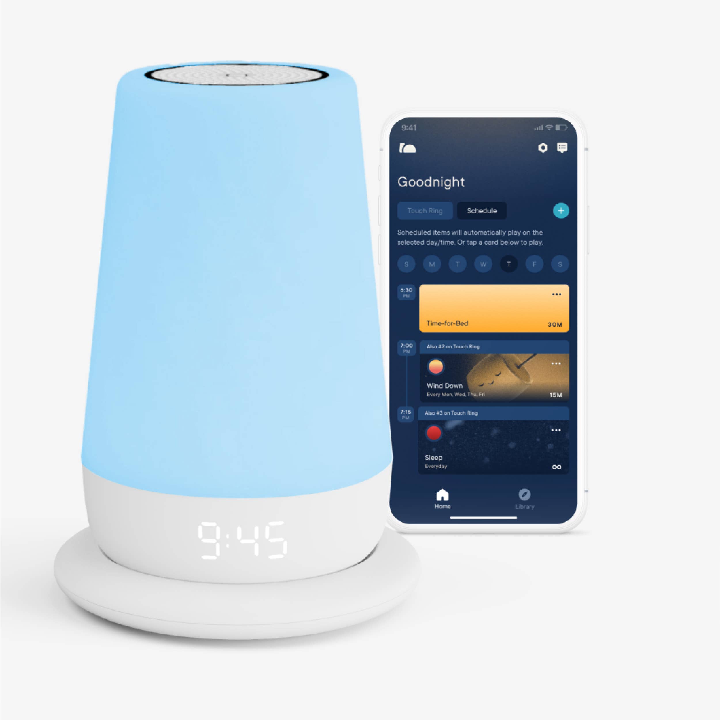 Hatch Rest+ 2nd Gen Night Light, Sound Machine, with Battery