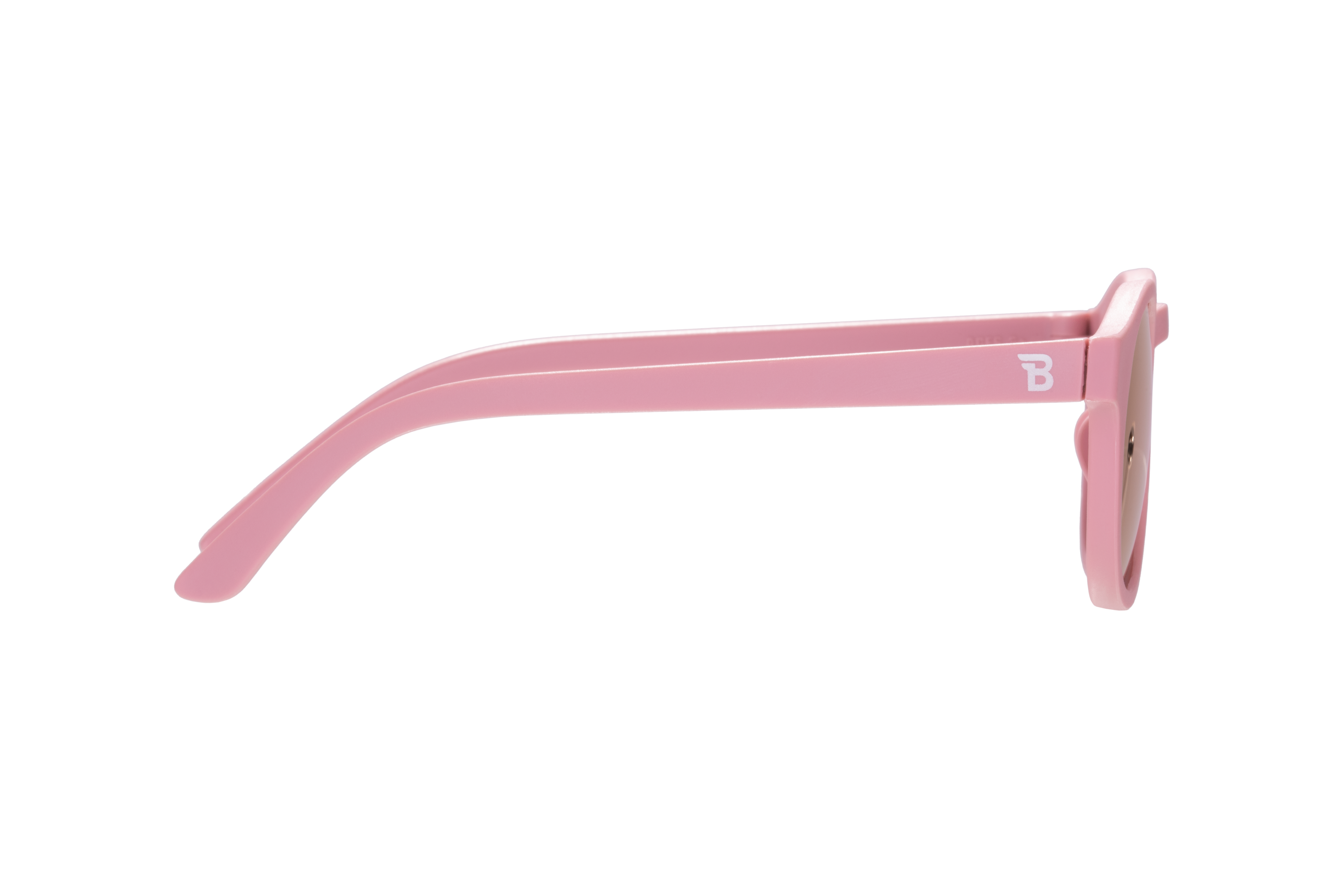 Pretty in Pink Polarized Keyhole Sunglasses w/ Mirrored Lens