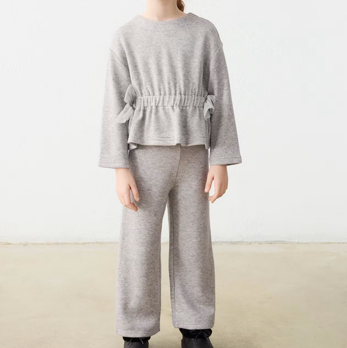 Bow Sweater and Pant Set