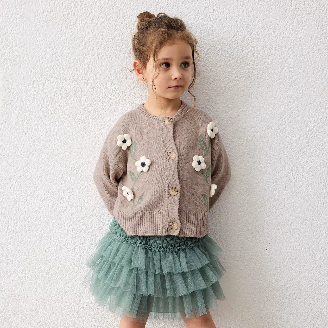 Floral Knit Cardigan