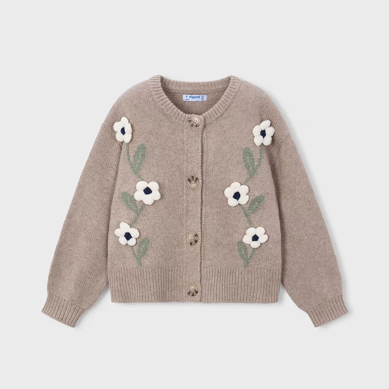 Floral Knit Cardigan