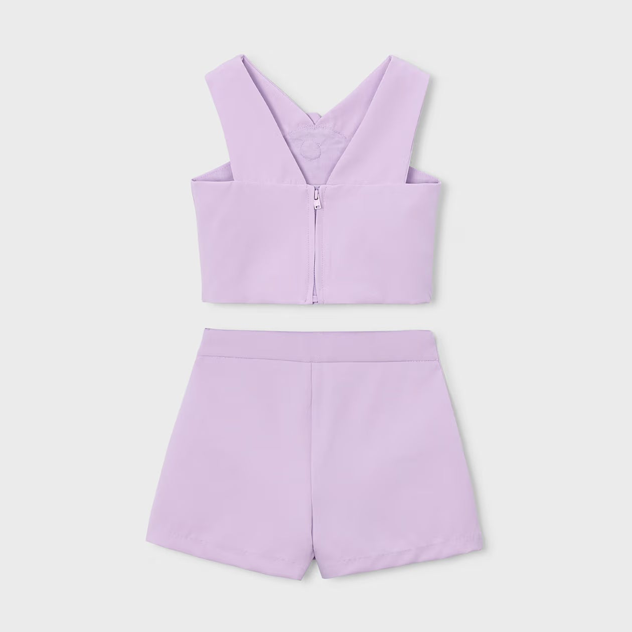 Flower Applique Top + Shorts Set | Mauve