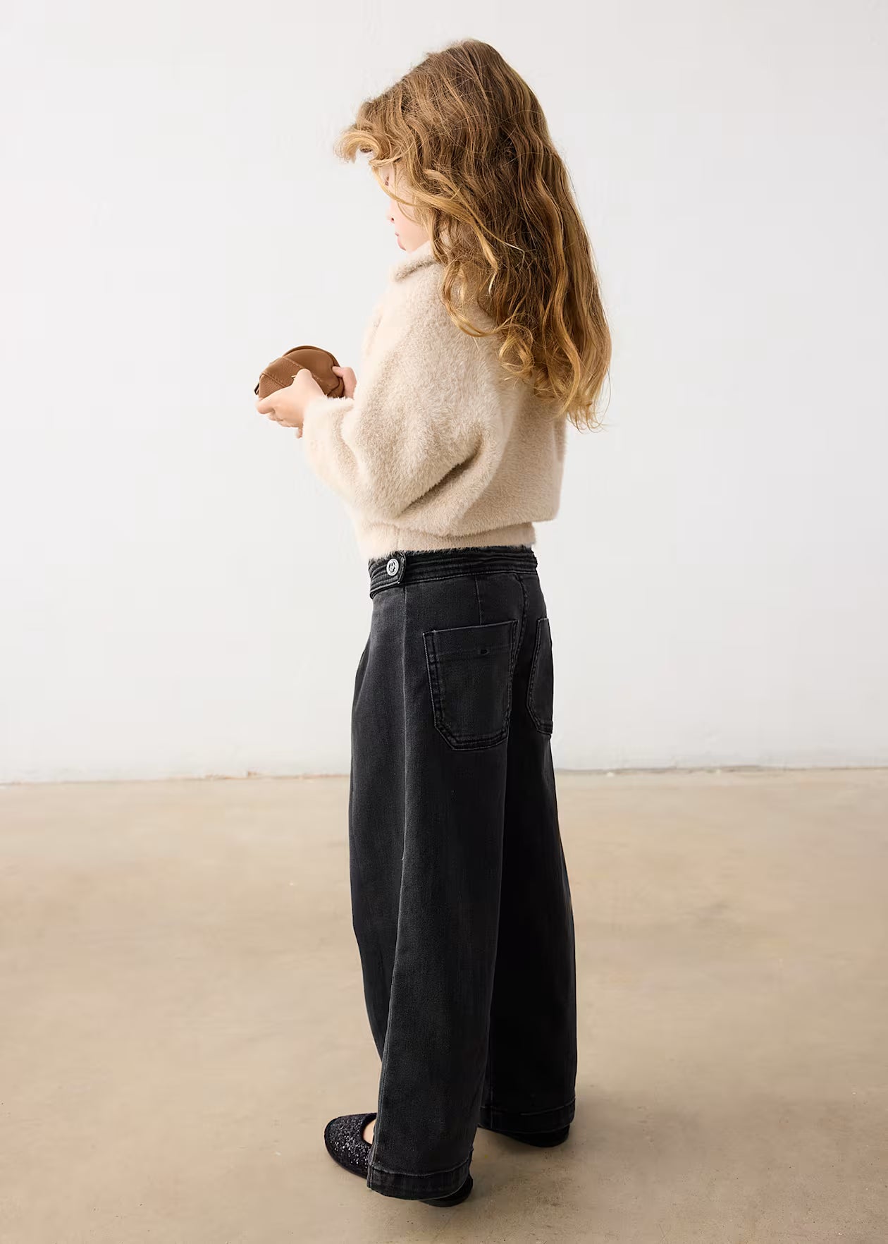 Zip-Up Sweatshirt | Cream