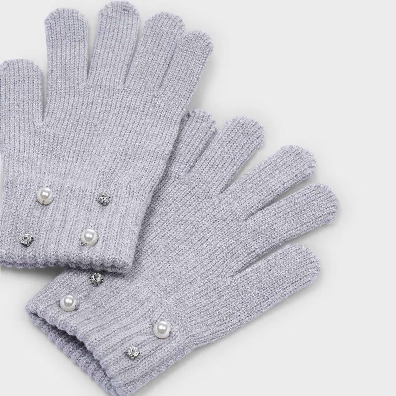 Pearl Knit Gloves
