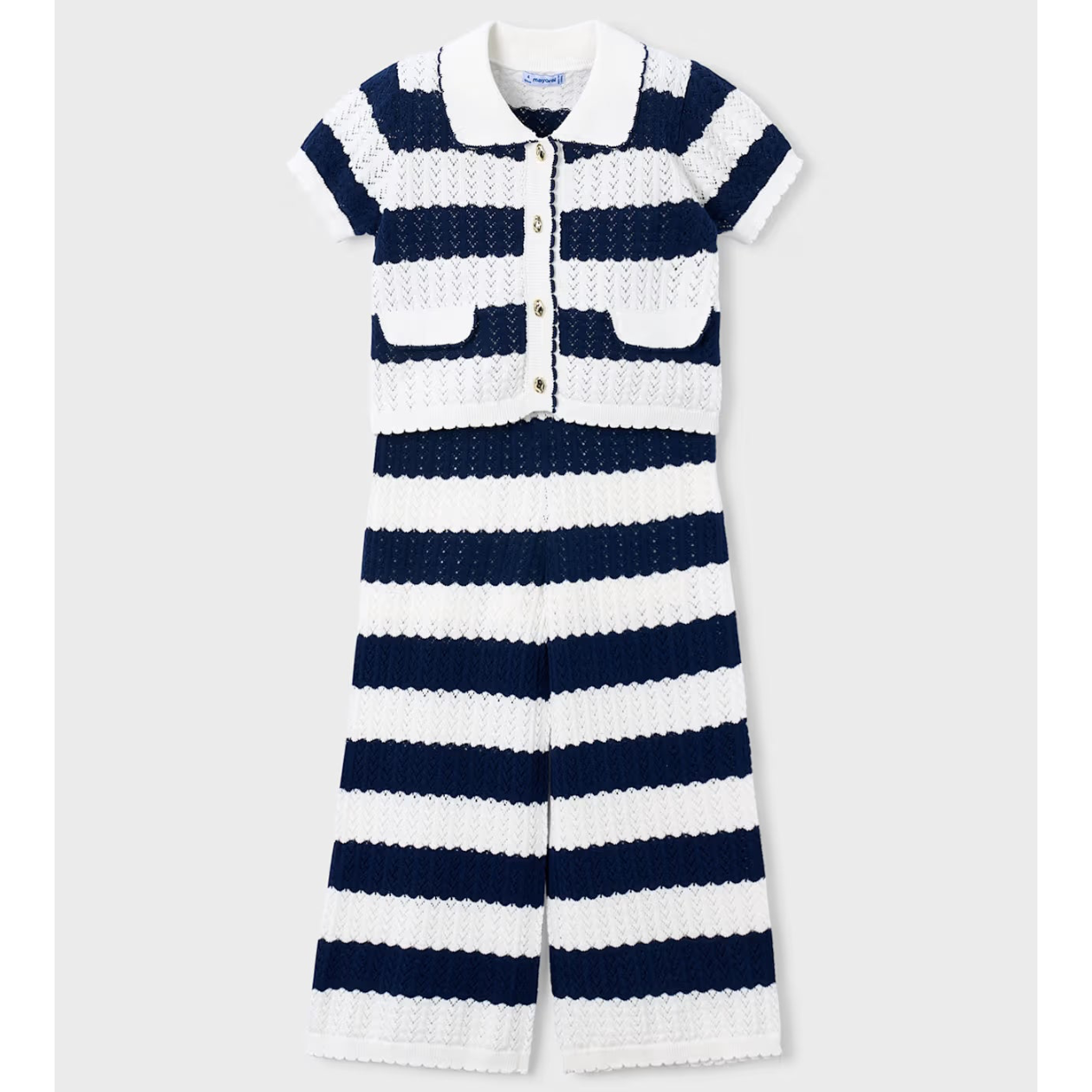Striped Crochet Set