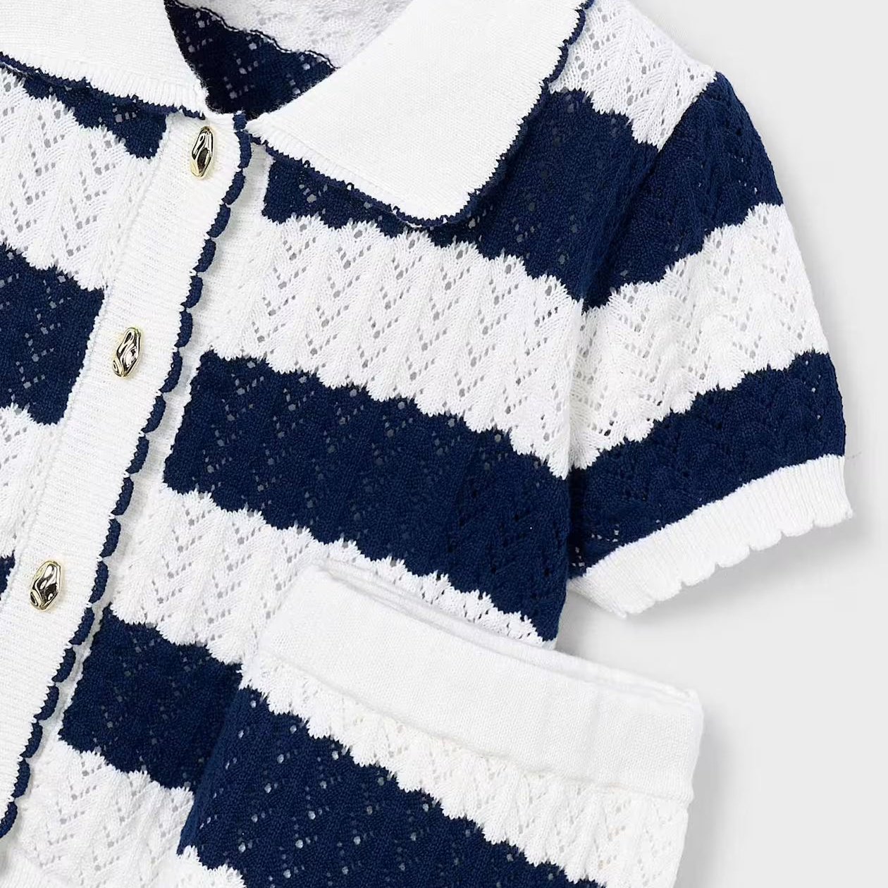 Striped Crochet Set