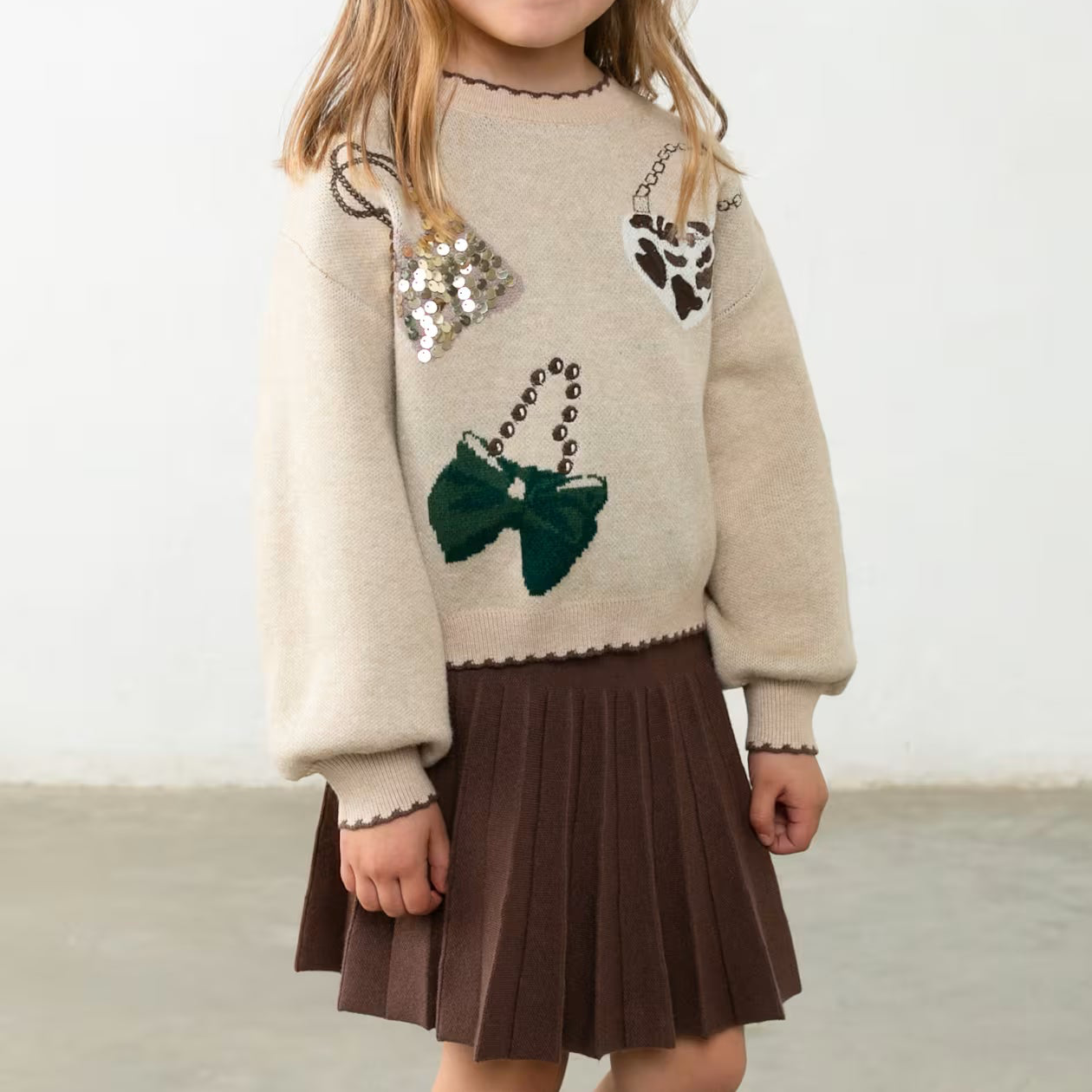 Sweater & Skirt Set | Purses