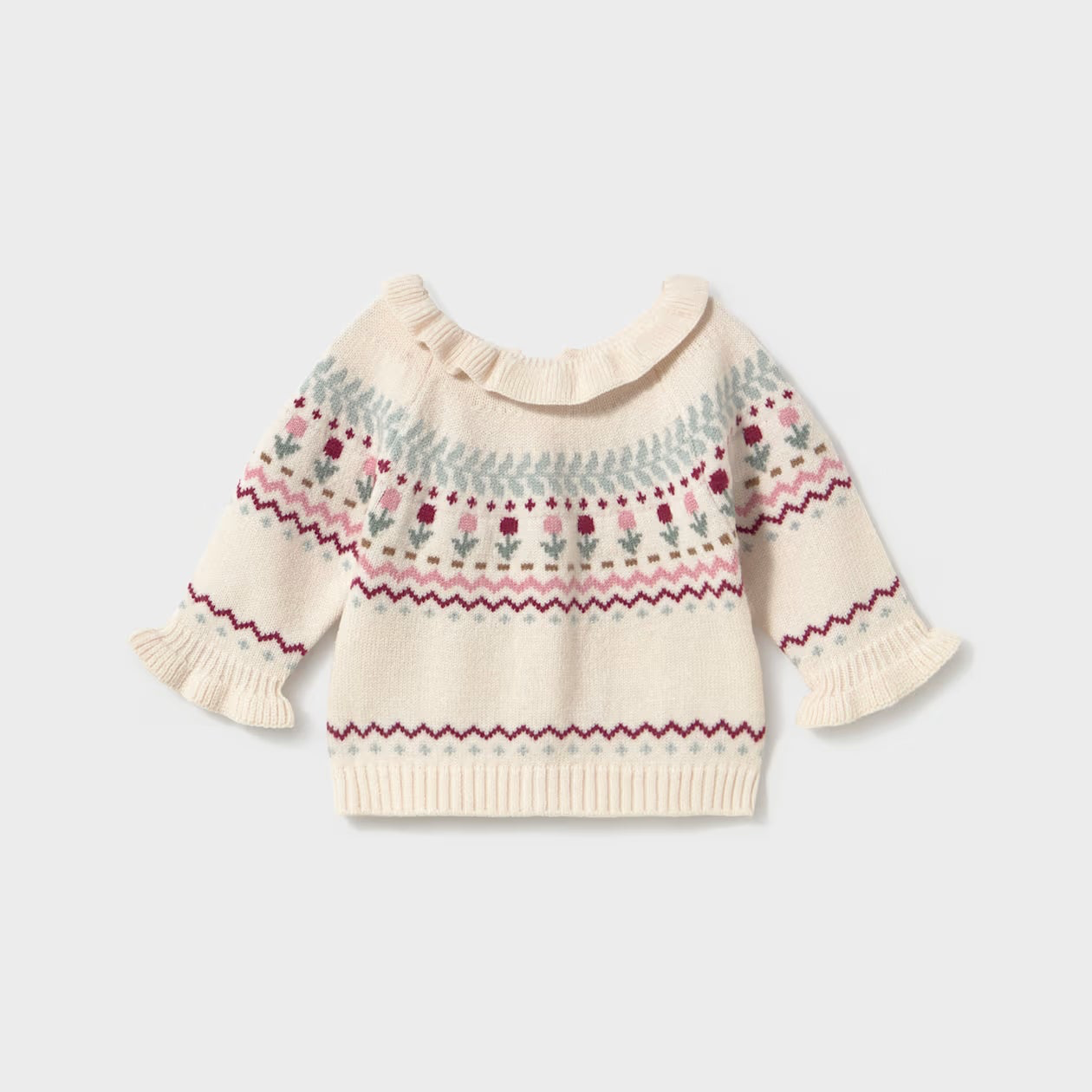 Knit Sweater | Floral