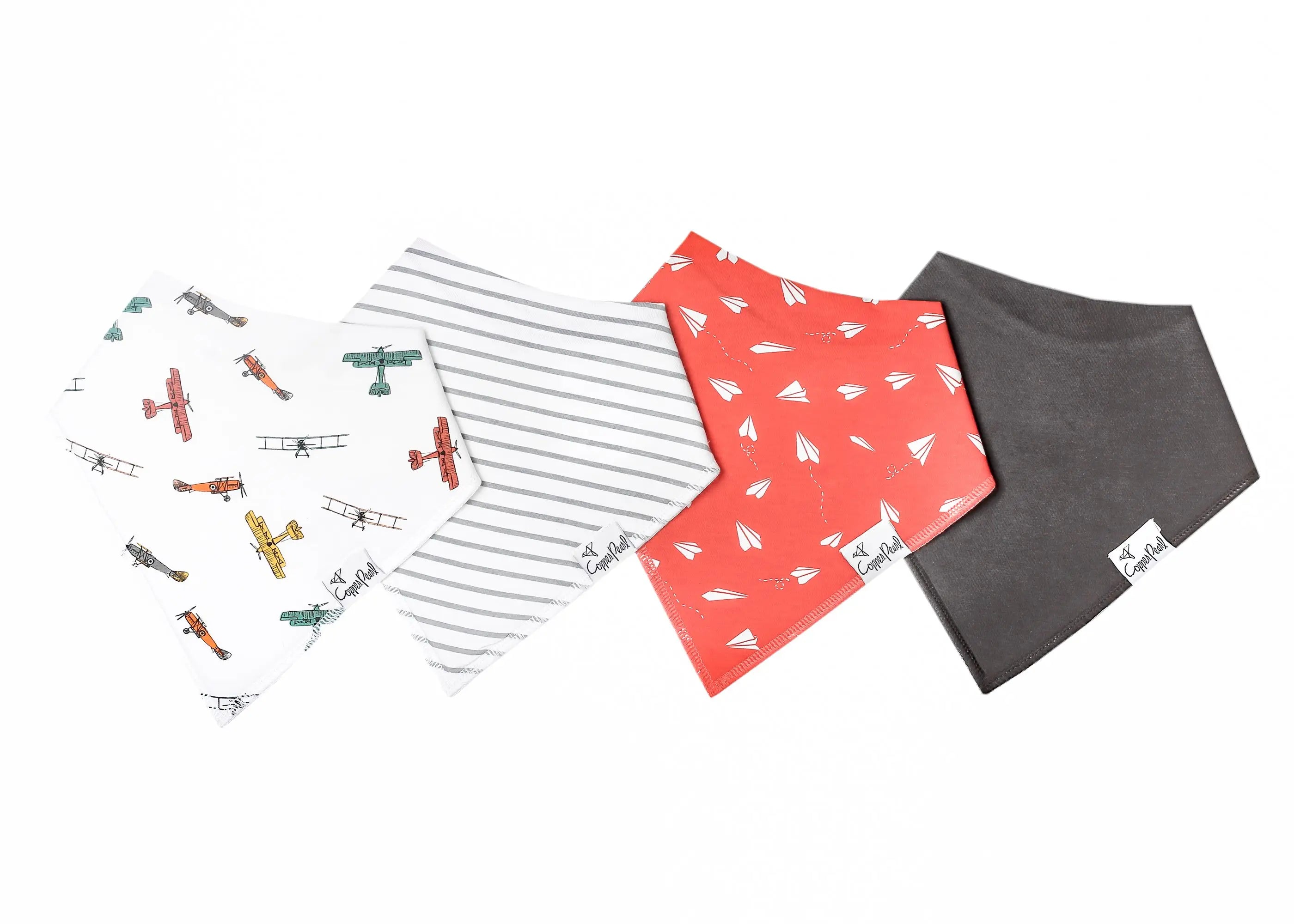 Copper Pearl Bandana Bib Set (4-pack)