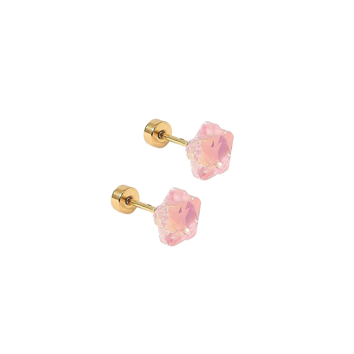 Screwback Stud Earrings | Candy Star Bubblegum