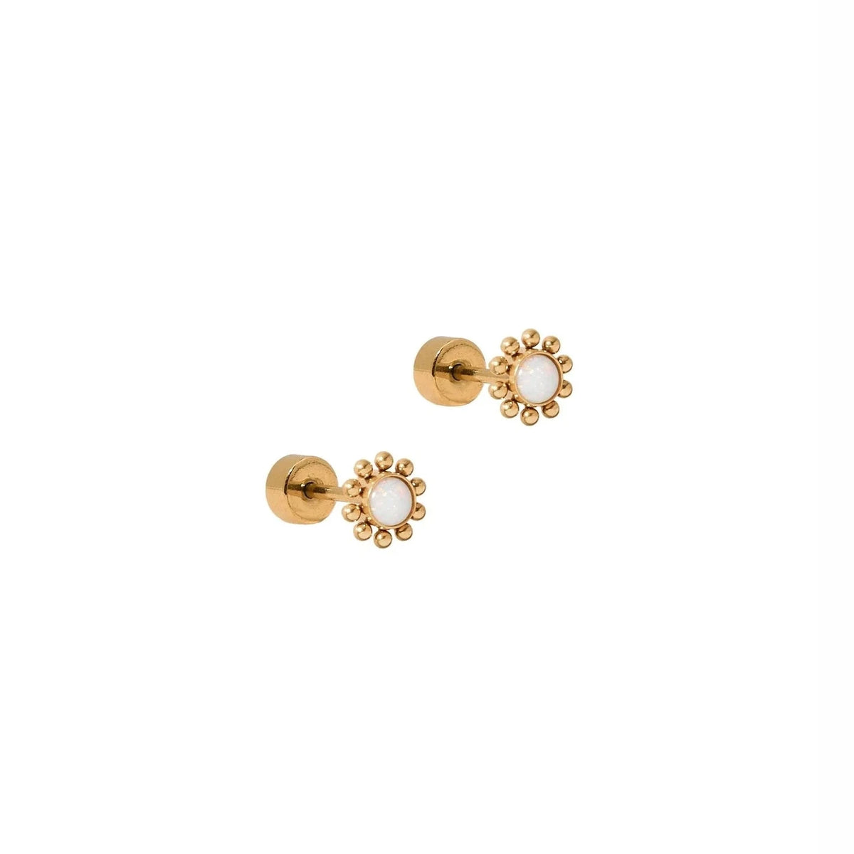 Screwback Stud Earrings | Serena Opal