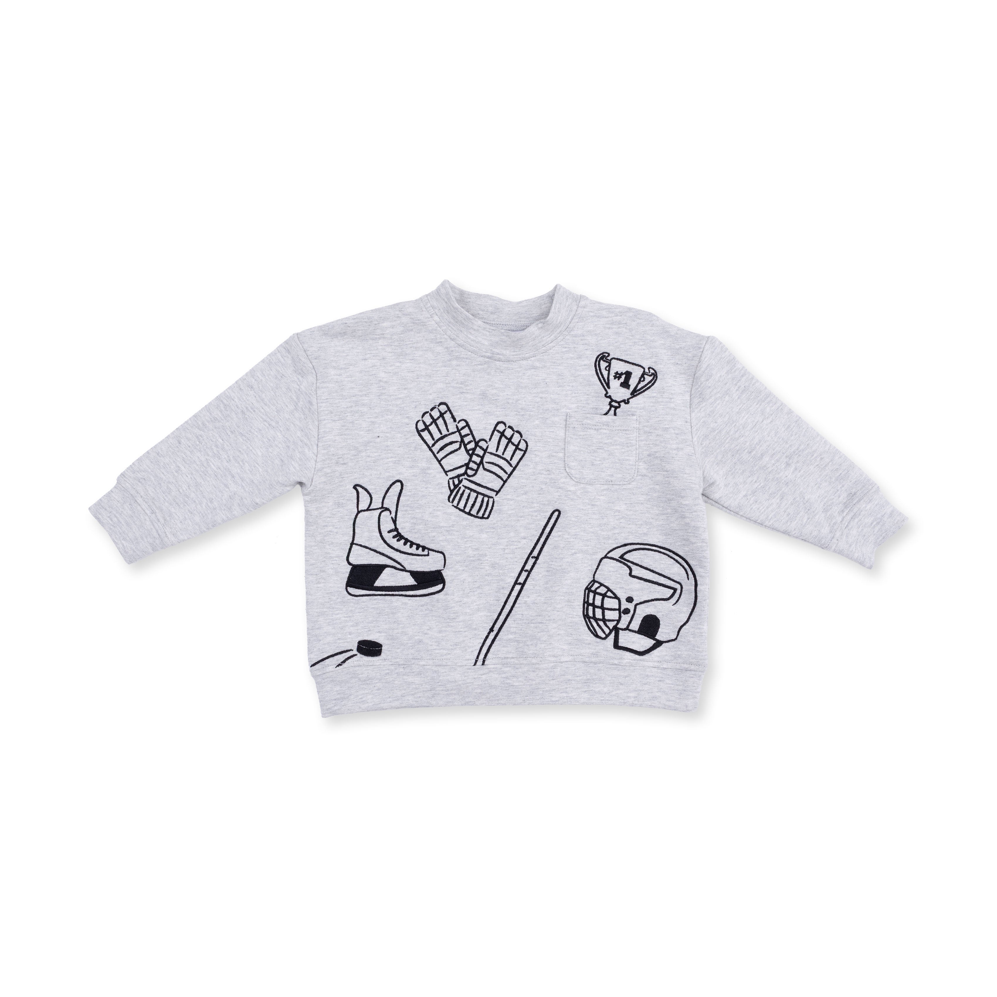Drop Sleeve Sweatshirt | Hockey