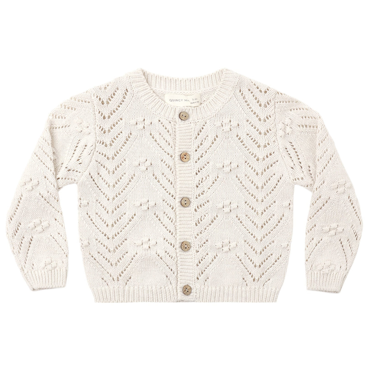 Knit Cardigan | Heathered Oatmeal