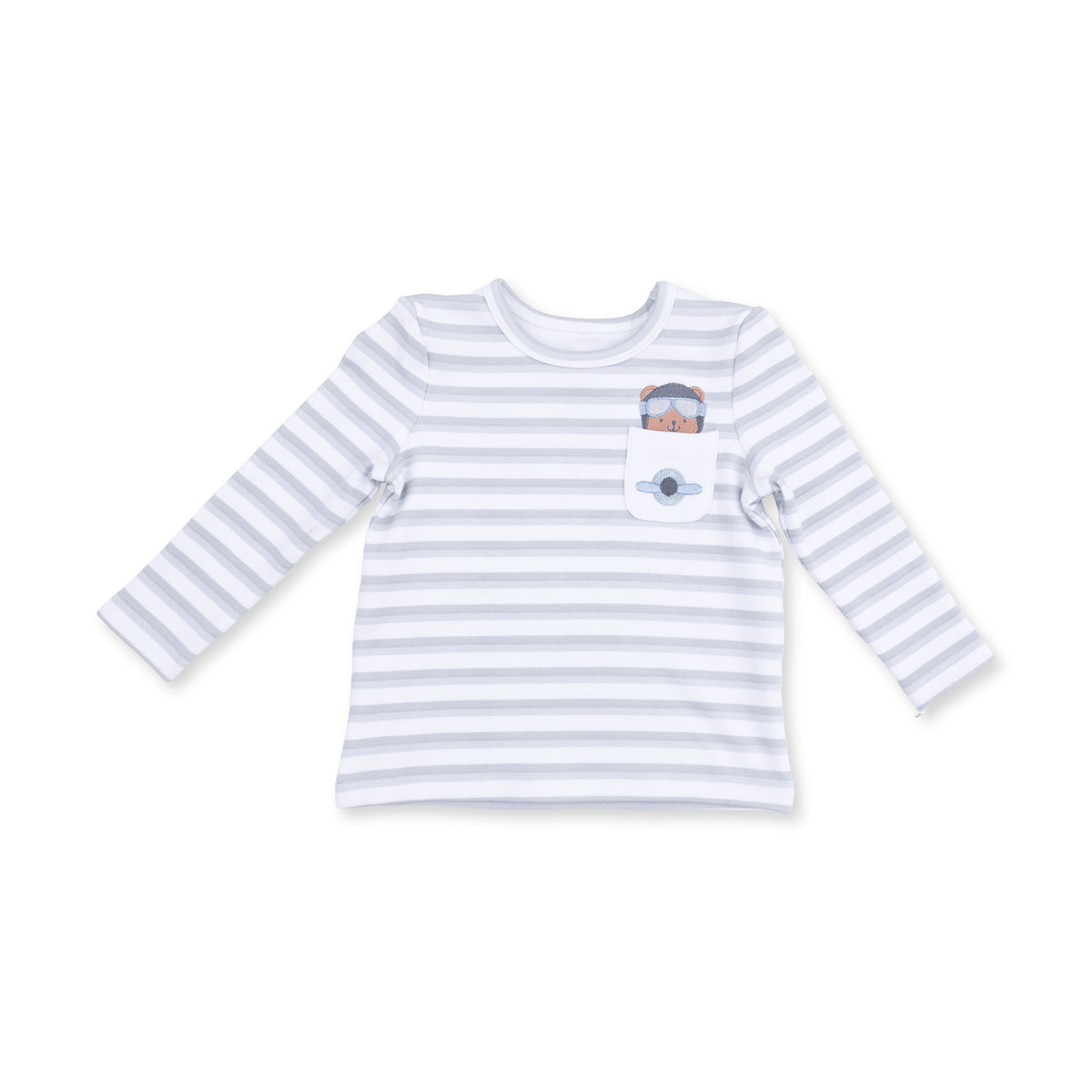 Long Sleeve Shirt | Vintage Airplane Pilot
