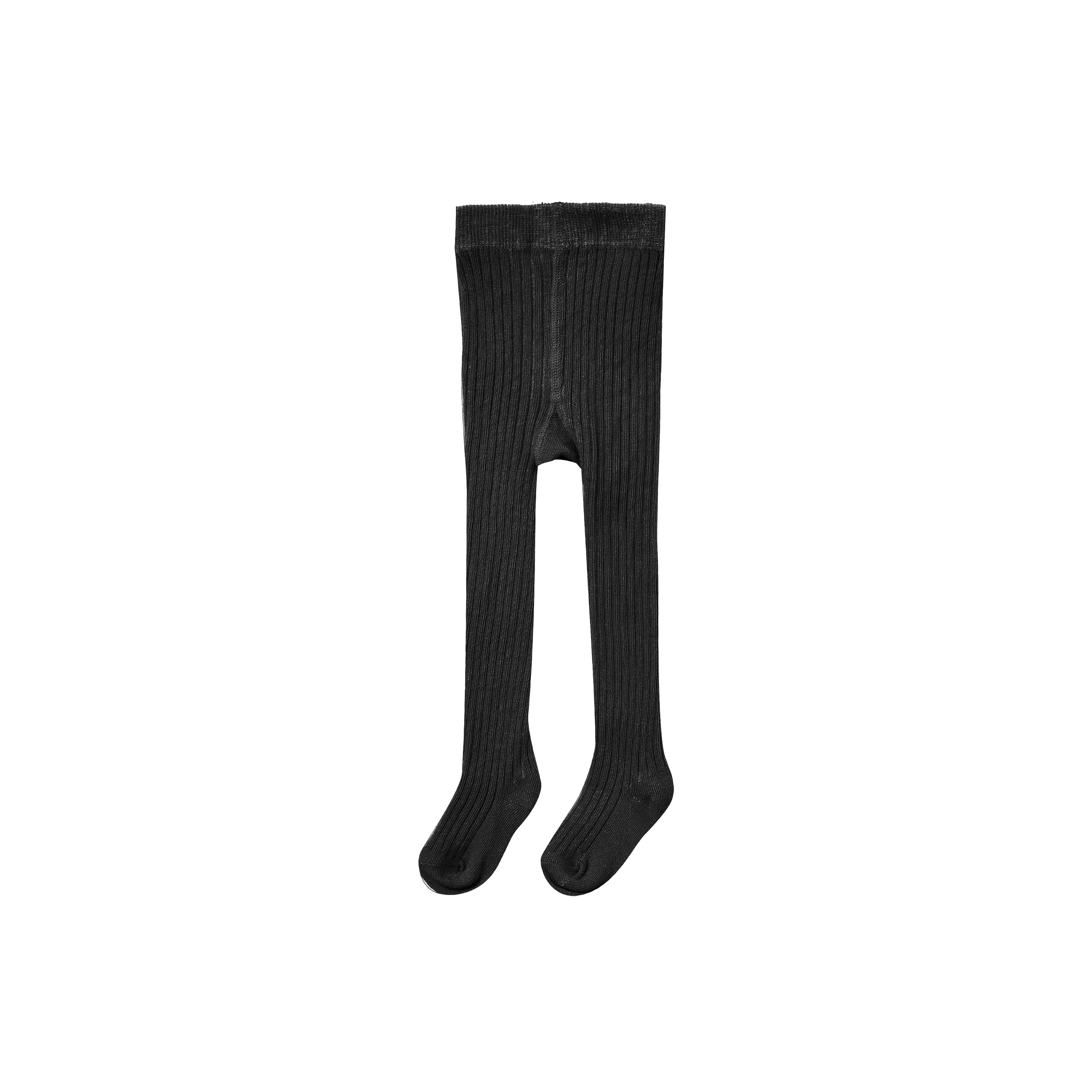 Ribbed Tights || Black