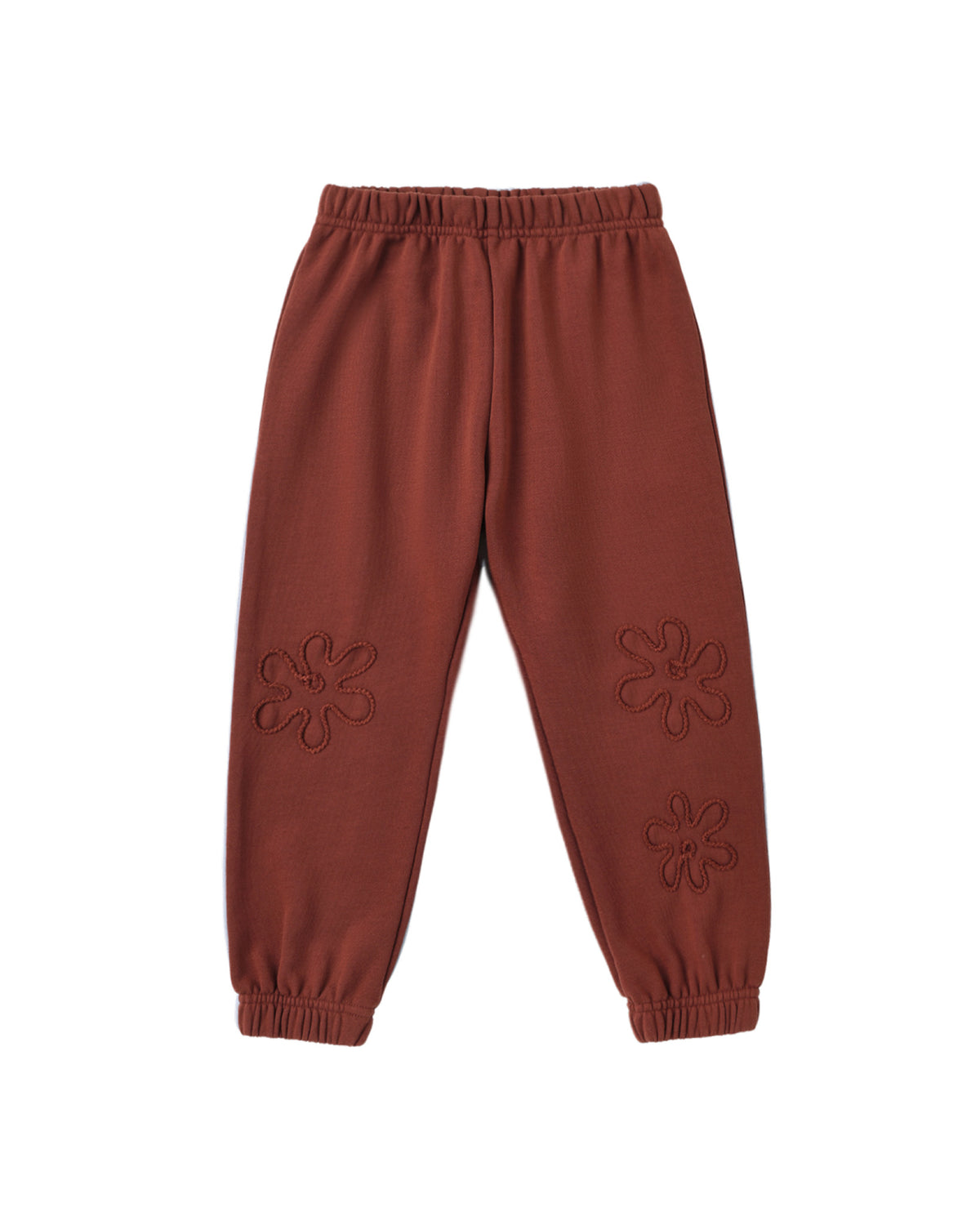 Pouch Pocket Crew + Baggy Sweatpants | Brick Flowers