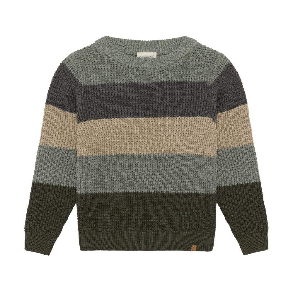 Color Block Pullover Knit
