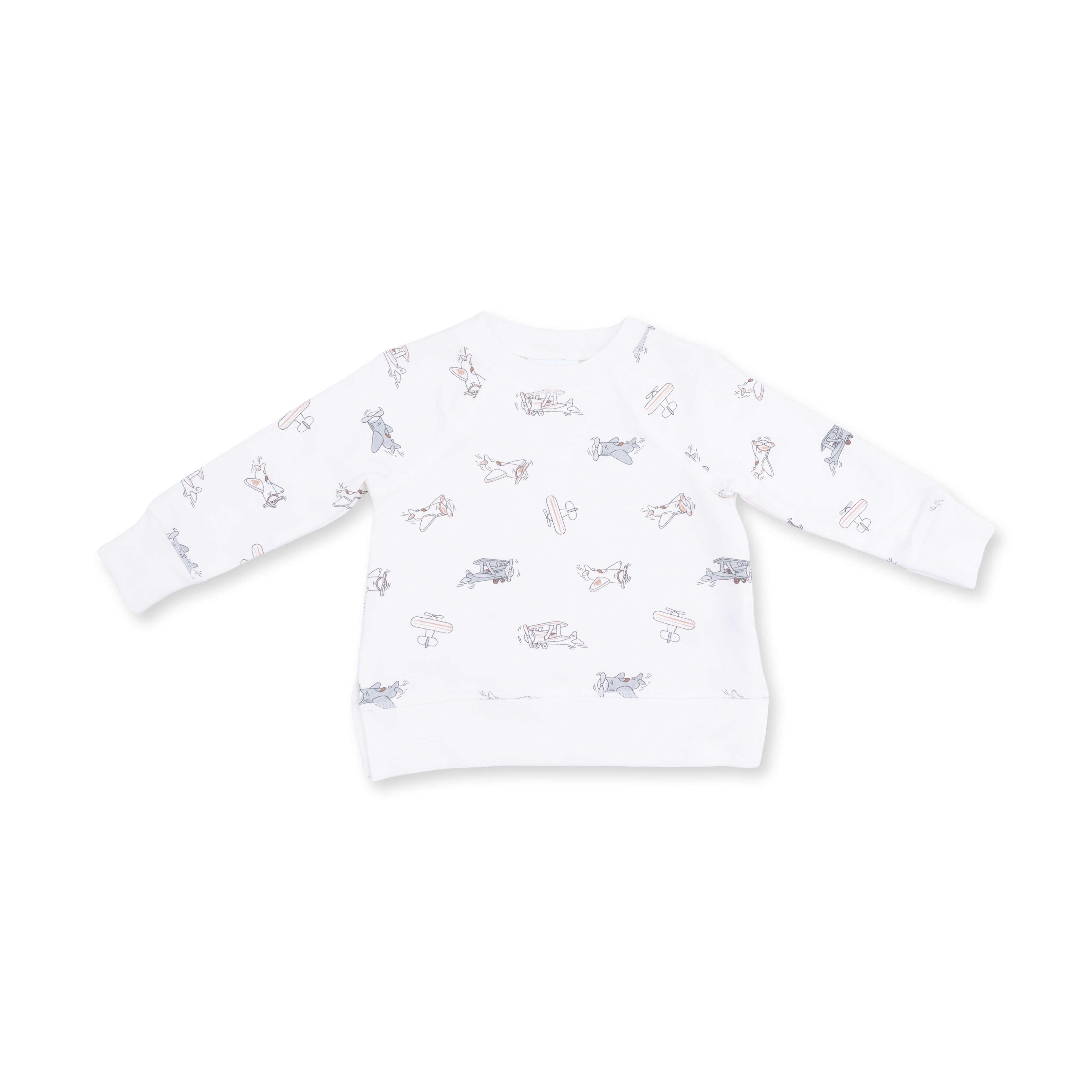 Raglan Sweatshirt | Vintage Airplane Pilots