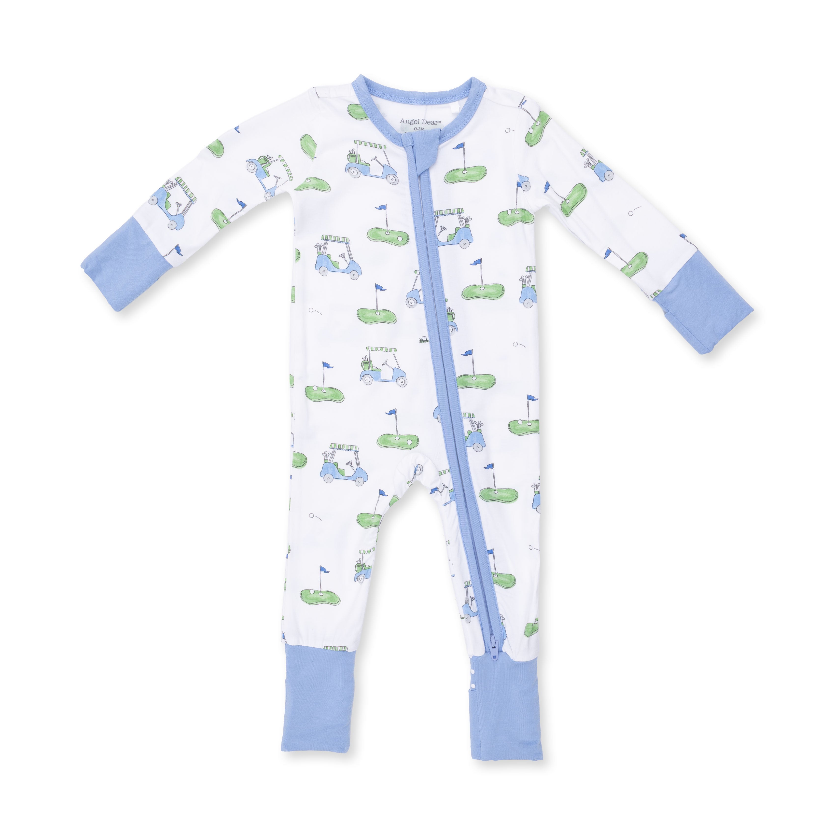 Convertible Romper | Golf Carts Blue