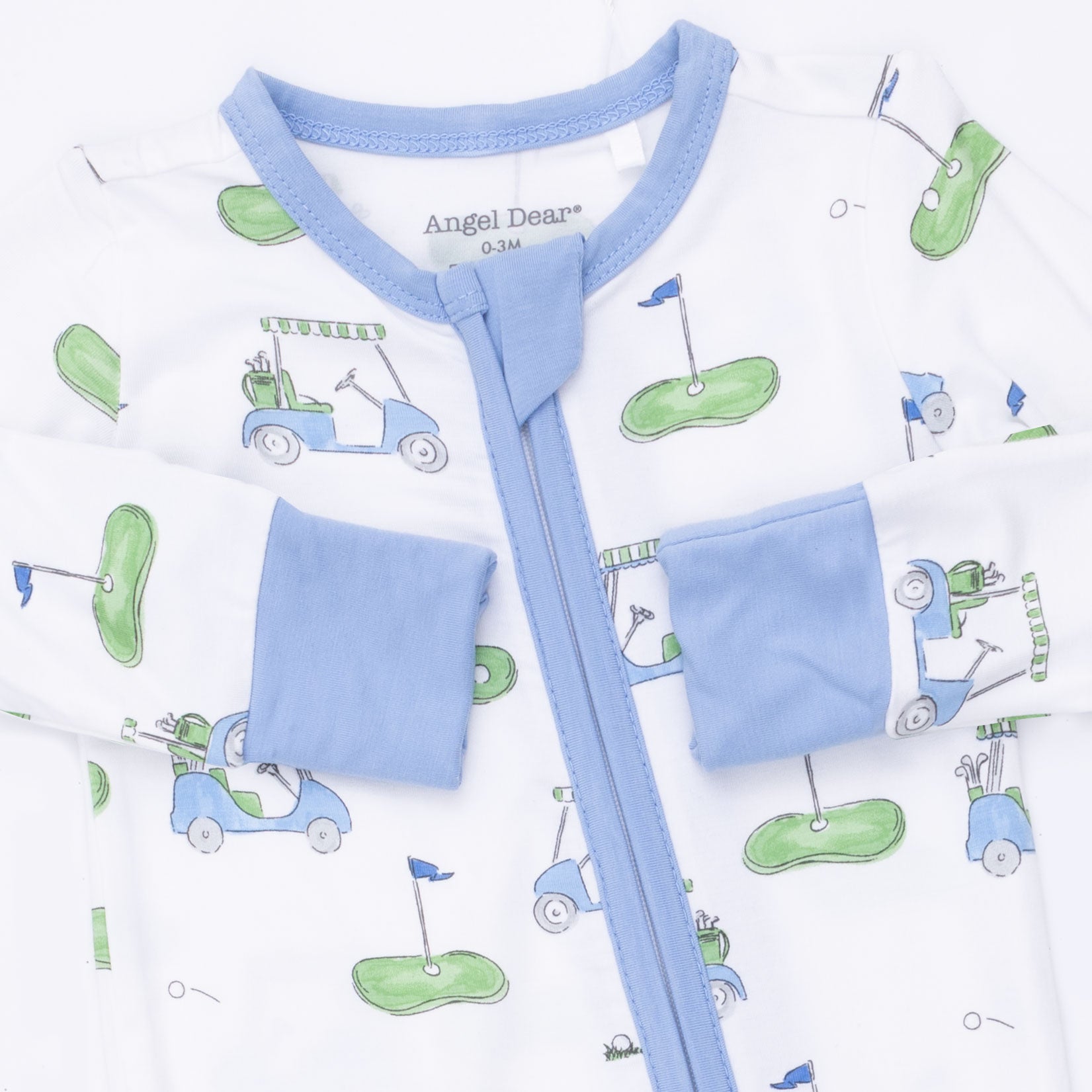Convertible Romper | Golf Carts Blue
