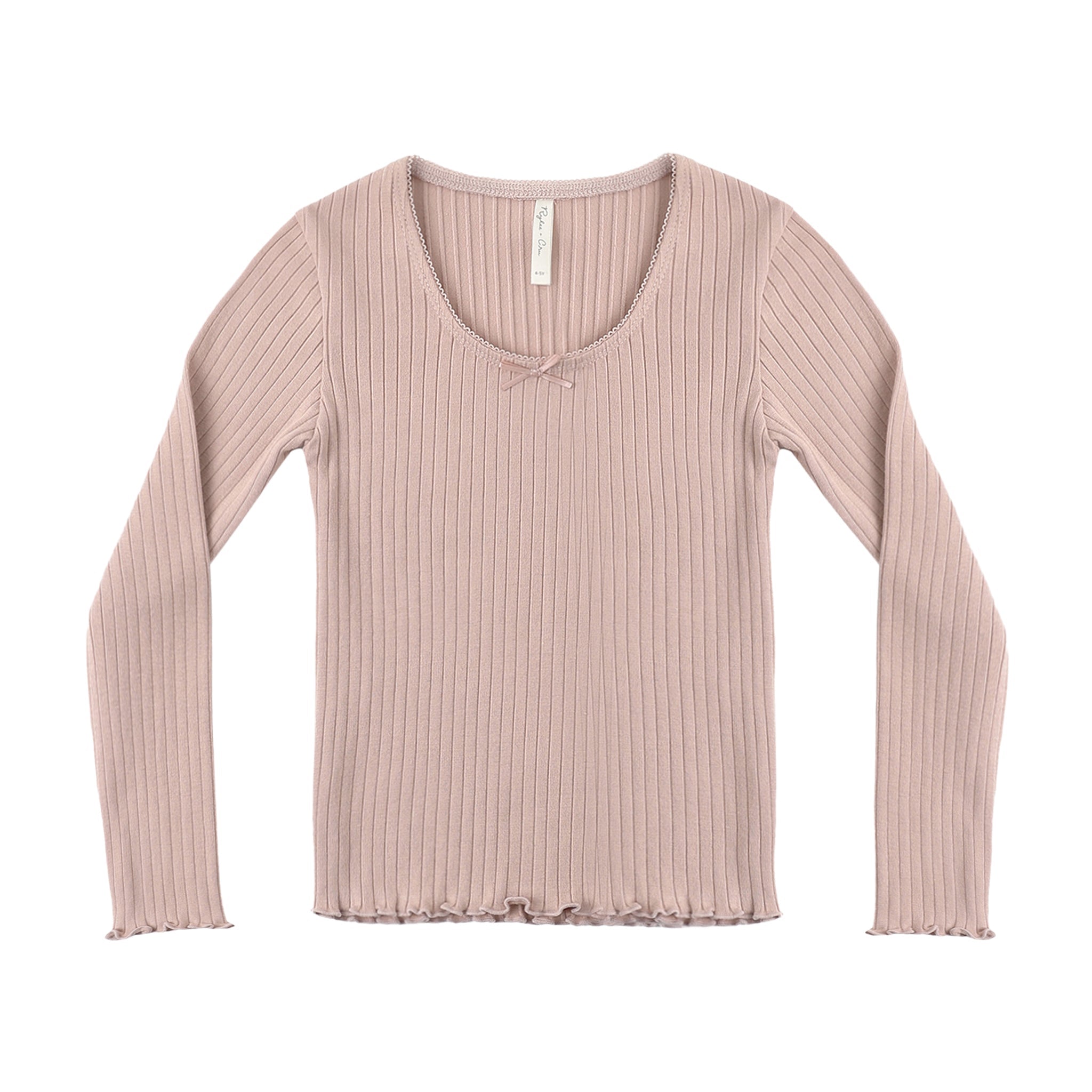 Ribbed Long Sleeve | Rosewood
