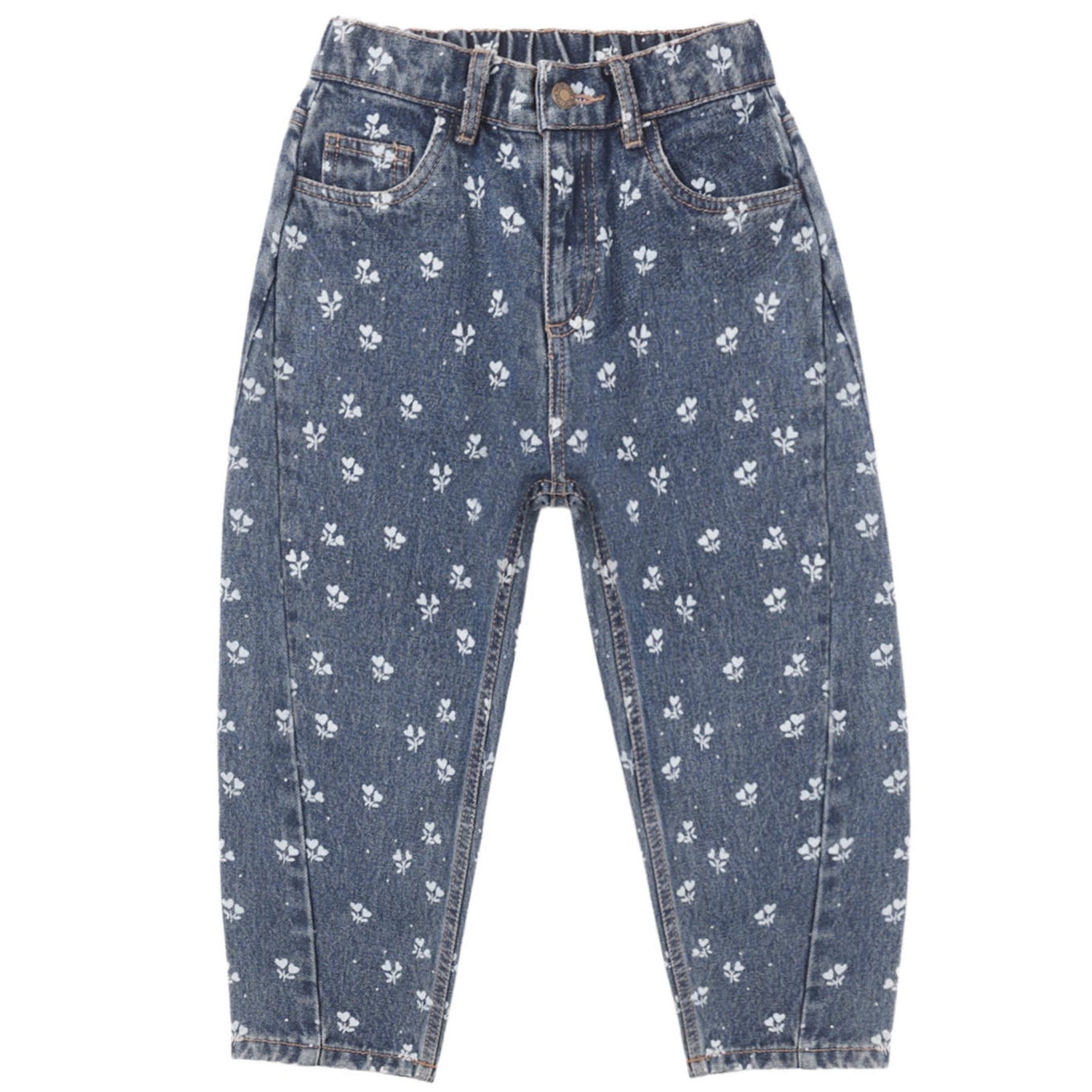 Barrel Pant | Heart Ditsy