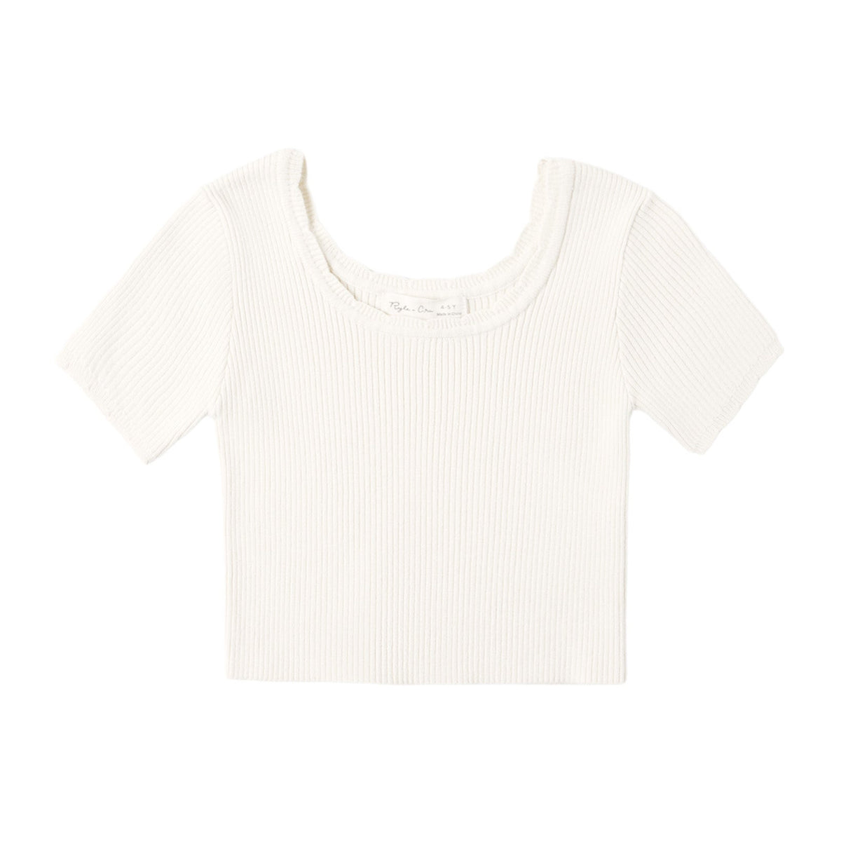Scallop Tee | Natural