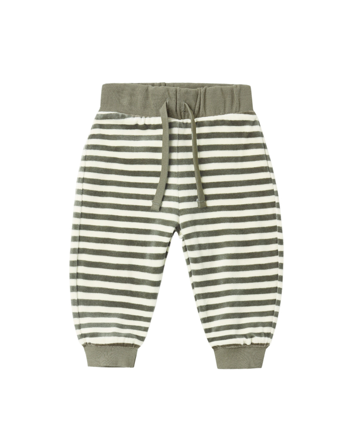 Velour Relaxed Sweatshirt + Sweatpants | Spruce Stripe