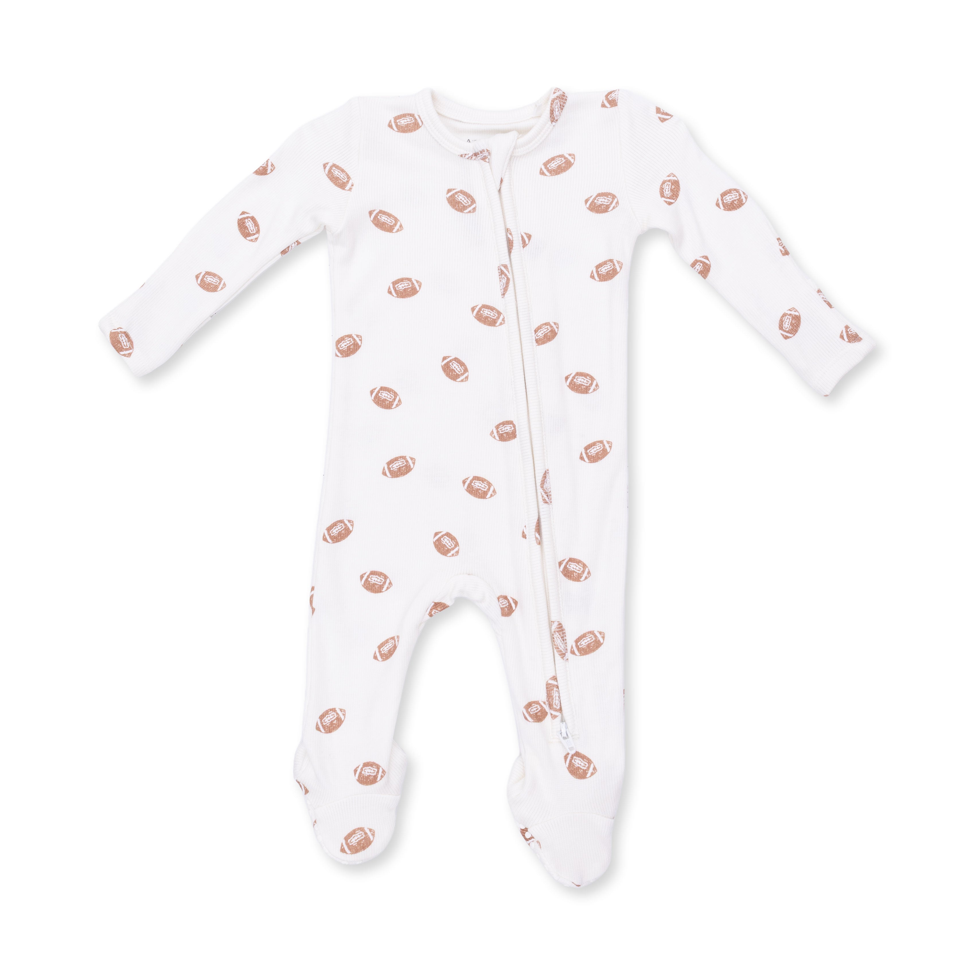 2 Way Zipper Footie | Mini Footballs