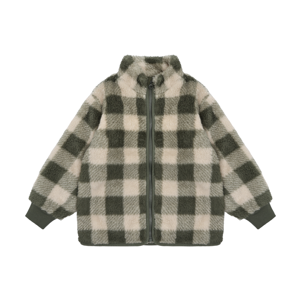 Plaid Teddy Jacket