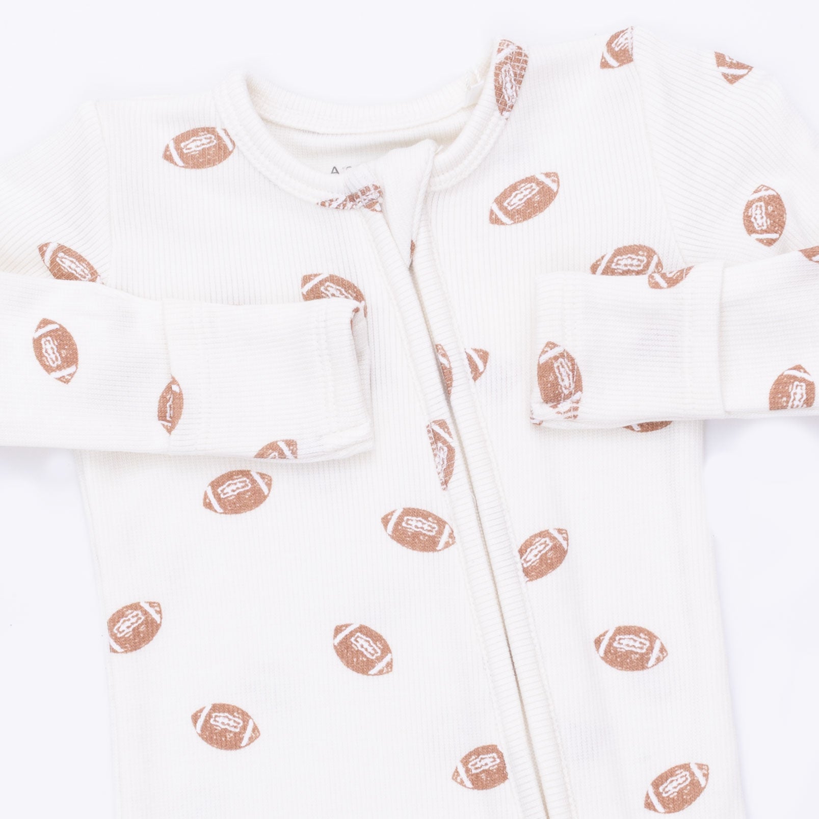 2 Way Zipper Footie | Mini Footballs