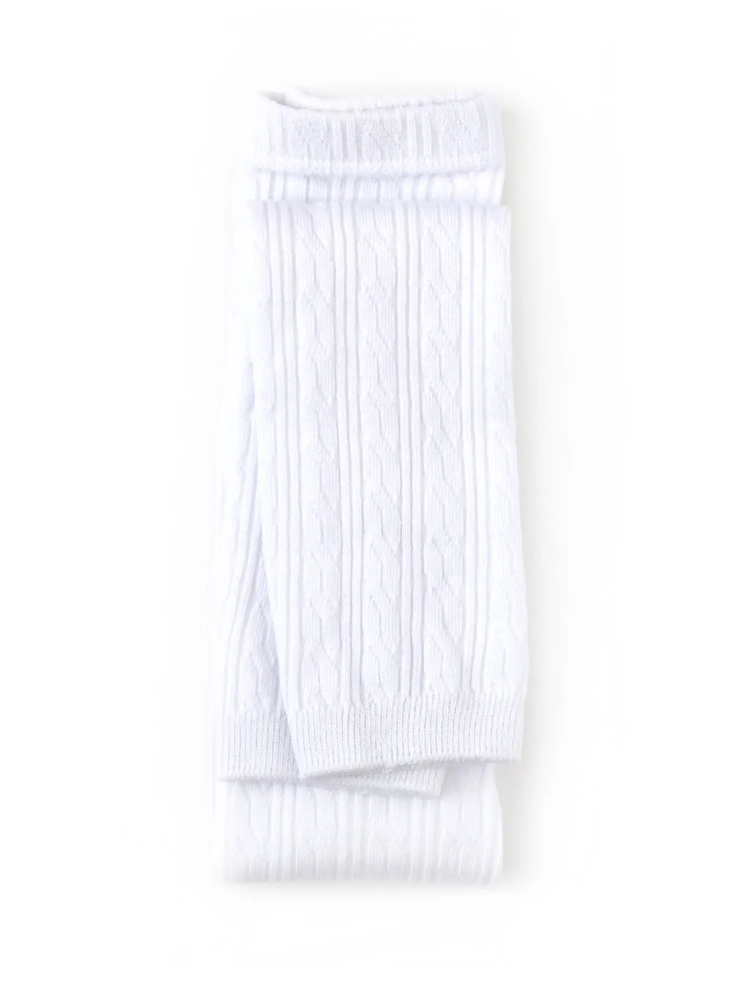 Cable Knit Footless Tights