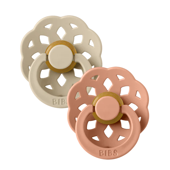 BIBS Pacifier Boheme Natural Rubber Latex 2PK